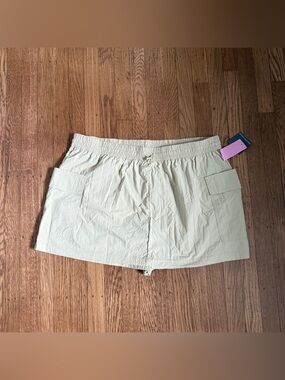 NWT Grayson Threads Tan Elastic Waistband Women’s Skort size XXL